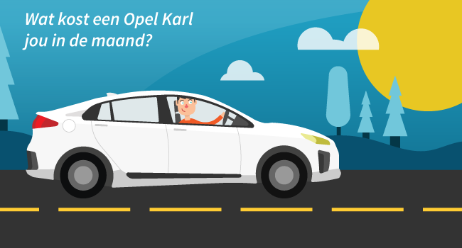 Wat kost een Opel Karl per maand?
