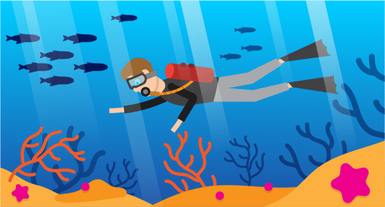 onderwatersport reisverzekering