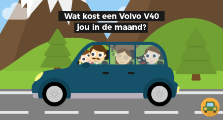 Wat kost een Volvo V40 jou in de maand?